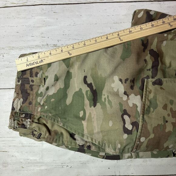 Military Combat Trousers Womens Size 28X30 Pants Green Camouflage Straight Leg - Picture 8 of 16